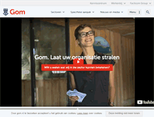 Tablet Screenshot of gom.nl